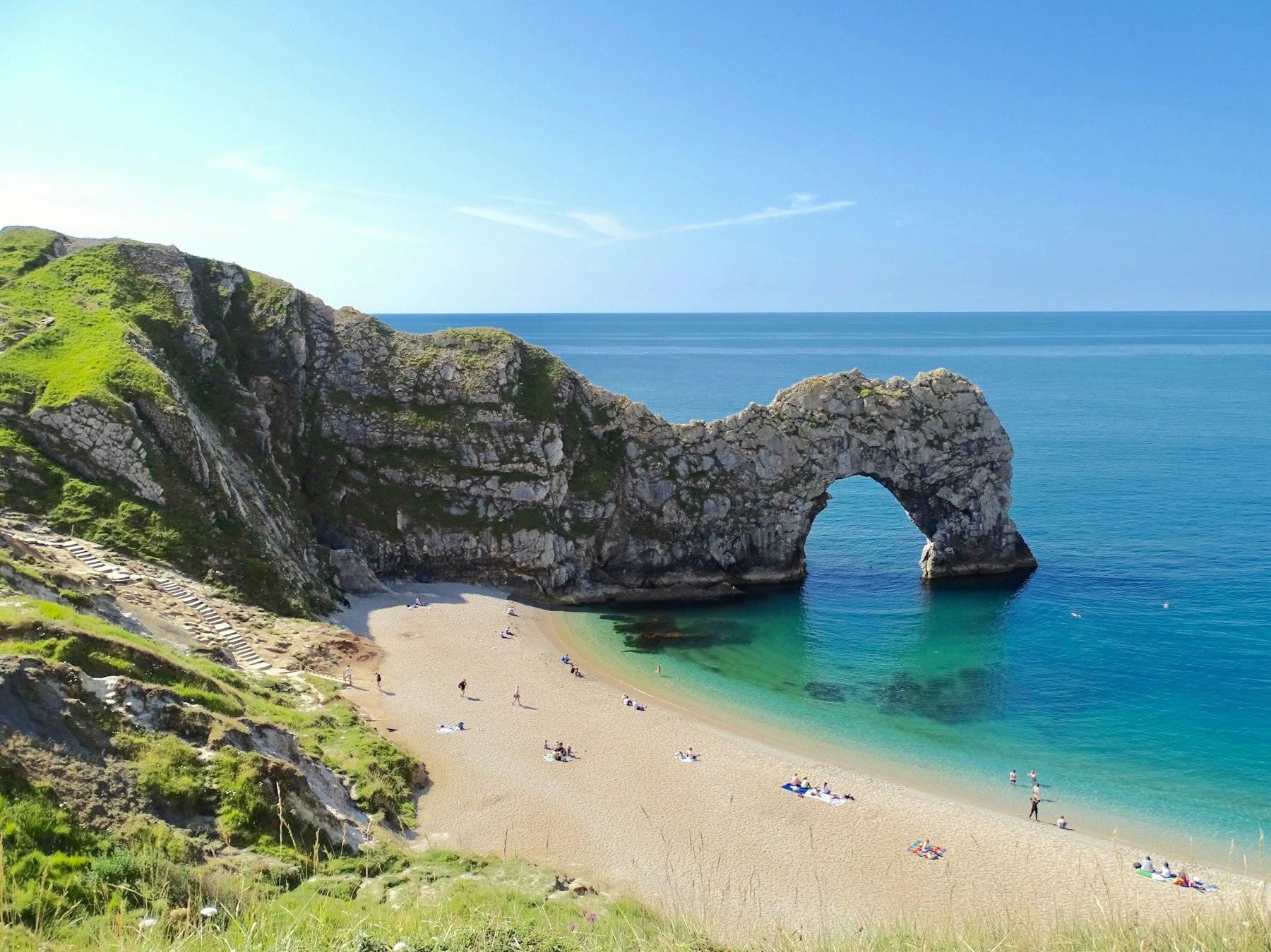 The Dorset coast near Durdle Door